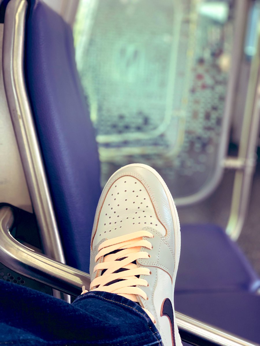 Heading to THE Pentagon to check out our new location and must do so rocking AJ1 NYC to Paris #swagUP