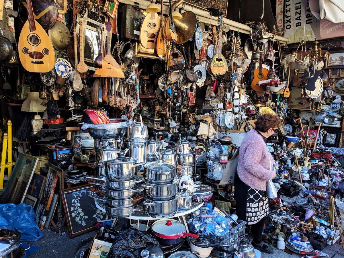 truevoyagers's tweet photo. Are you in the mood for a treasure hunt of the most original Greek souvenirs? Then discover the best flea markets in Athens in our new blog post! https://t.co/sewT5eGx1S #GreekSouvenirs #AthensFoodMarket https://t.co/tuRpnxATU7