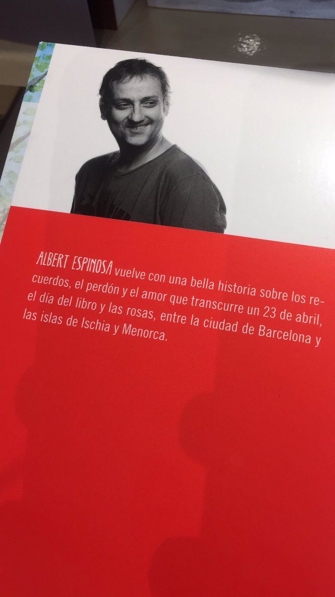 lorepl80's tweet image. Siempre me sorprendes @espinosa_albert Una Bella historia sobre los recuerdos, el perdón y el amor que transcurre un 23 de abril, el día de mi cumpleaños, del libro y de las rosas, entre la ciudad de Barcelona y las islas de Ischia y Menorca #lomejordeiresvolver