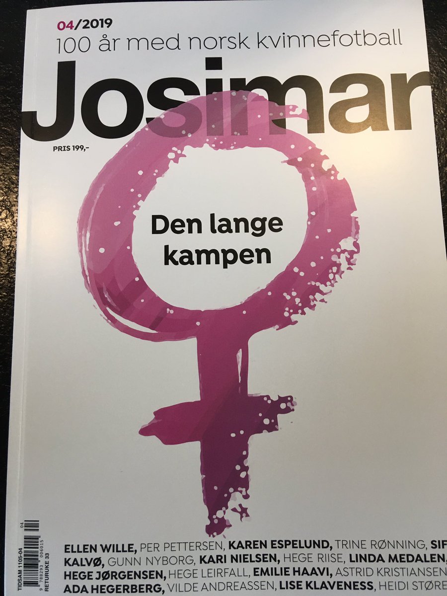 Med fare for å bli beskyldt for dårlig timing og politisk ukorrekthet; 130 sider om damefotball er vel Ca 100 sider for mye <a href="/JosimarFotball/">Josimar</a> .