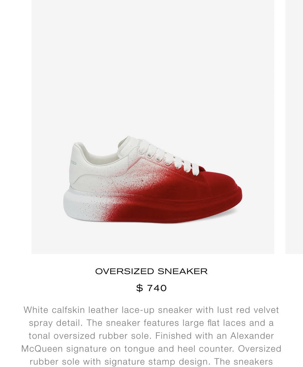 alexander mcqueen tampon shoes