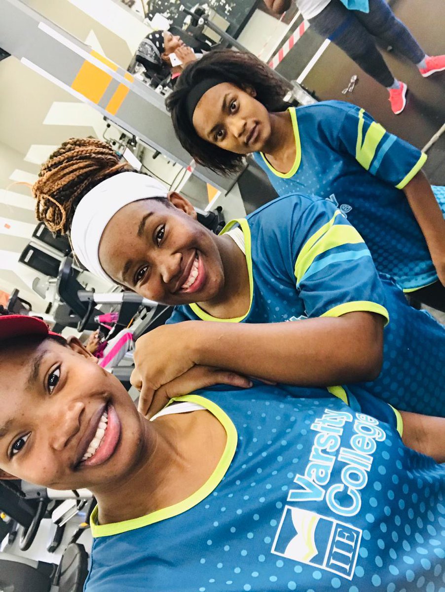 VCSportsLife's tweet photo. The IIE’s #VCPMB action netball team members made use of there free sessions at Planet Fitness here in PMB at their Platinum Facility. The ladies were given a 3 hour core and cardio set to prepare them for their upcoming season. #VCSportsLife https://t.co/O3fMLZcpmk