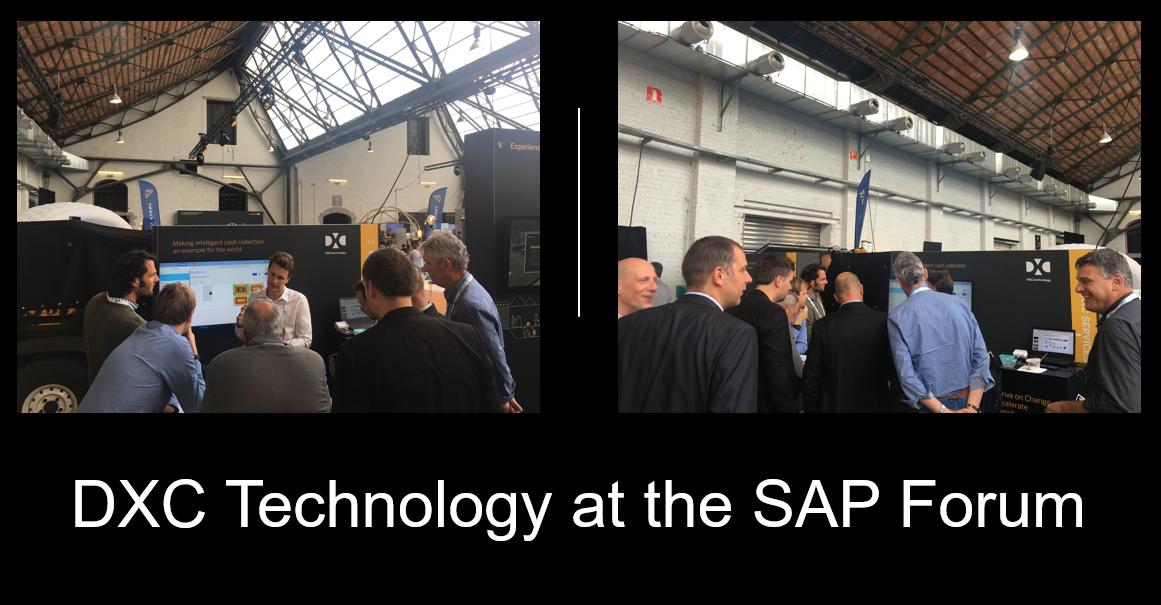 DXCbelgium's tweet image. LIVE #SAPFORUM | Engaging conversations at the DXC booth! Real live demo of the inspiring Decathlon case - SAP Leonardo