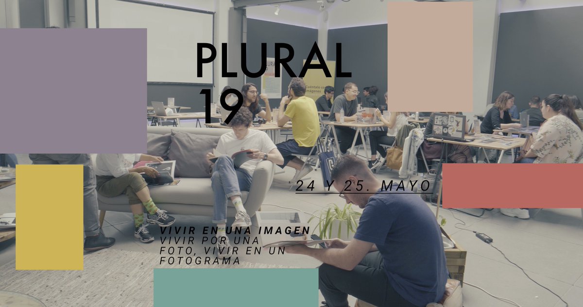 efti_fotografia's tweet photo. Obsesionados por la imagen, los días 24 y 25 de mayo tuvo lugar una nueva edición de #PLURAL: Visionados, Open Lectures, Conferencias, Proyecciones, Libros &amp; Magazines, Comida, Música, ... ¡Muchas gracias a todos los que lo hicisteis  posible!
#eftitv👇
https://t.co/fR4X8yWytA https://t.co/FYm85cebfM