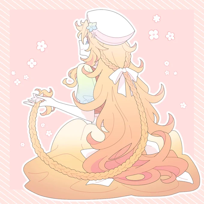 ギバラちゃんの後ろの三つ編み好き #えらすとや 