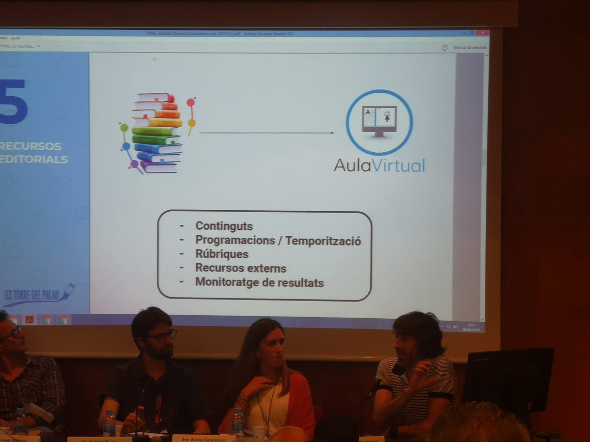 jsilvajsilva's tweet photo. Presenta @J_Dalmau experiència @Torredelpalau @educaciocat @educaciovoc #jcd19 https://t.co/0IttknrAXN