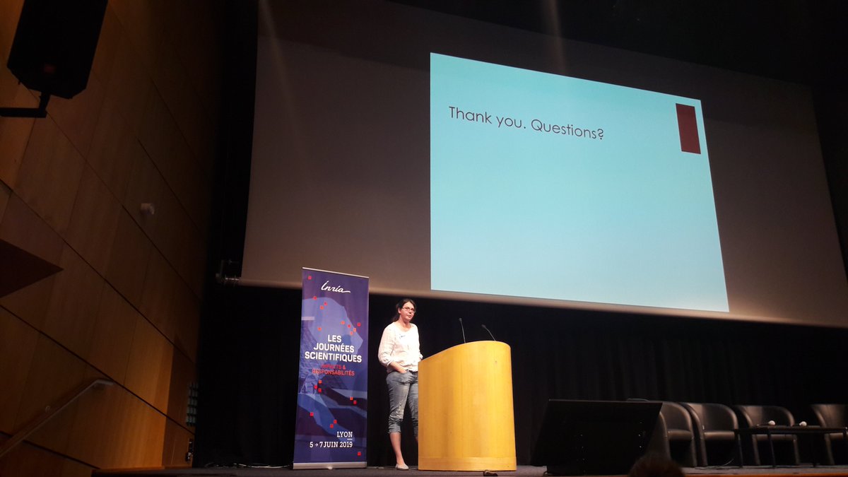 Inria's tweet photo. #JSInria2019 | Session 5⃣ Agriculture & bioéconomie : des données aux connaissances pour l’aide à la décision
👥 @nathmitton, Jean-Yves Courtonne, @lgalarra & @mcroitoru témoignent des travaux de leurs équipes. https://t.co/ahCFJlfZyk