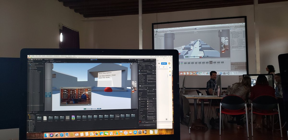 duke_dahvc's tweet photo. Learning to annotate and view historical materials in @SpatioScholar. Next step: bring in our own models and start analyzing! #gettyvenice2019 https://t.co/7huOnPwtvY
