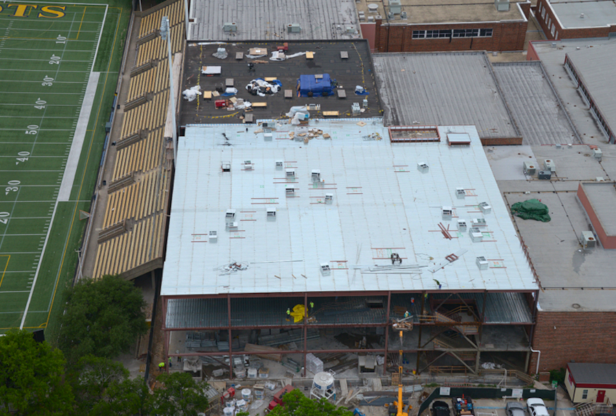 hpisdschools's tweet photo. Spotlighting the Northwest Addition at Highland Park High School this Thursday! The facility is on track to open for the 2019-20 school year. #ConstructionThursday #HPConstructionSpotlight https://t.co/6HGTOovKev