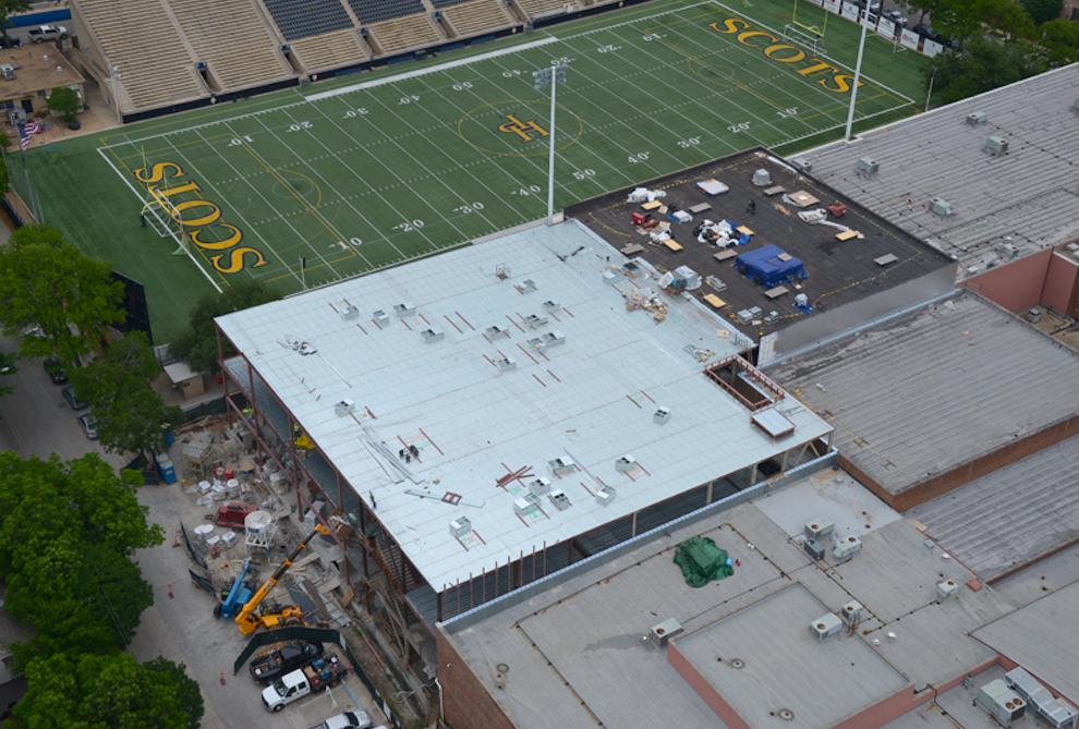 hpisdschools's tweet photo. Spotlighting the Northwest Addition at Highland Park High School this Thursday! The facility is on track to open for the 2019-20 school year. #ConstructionThursday #HPConstructionSpotlight https://t.co/6HGTOovKev