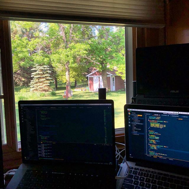 egf's tweet photo. Windows open while I work today. What’s your workspace look like?
.
.
.
#desksetup #deskflatlay #deskinspiration #womenwhocode #womenintech #workfromhomemom #developermom #momscancode #womenintech #frontenddeveloper https://t.co/qxzjljaWvB