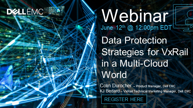 alxjalmeida's tweet photo. Learn how to protect workloads in the #cloud with #PowerProtect and #RecoverPoint for #VMs with Data Protection Strategies for #VxRail in a #MultiCloud World. Webinar on June 12th featuring  @othercolin, KJ Bedard, Cliff DePuy, and Rob Mossi  Register Now: https://t.co/FeFwZXXZNH https://t.co/w0QVqdq1We