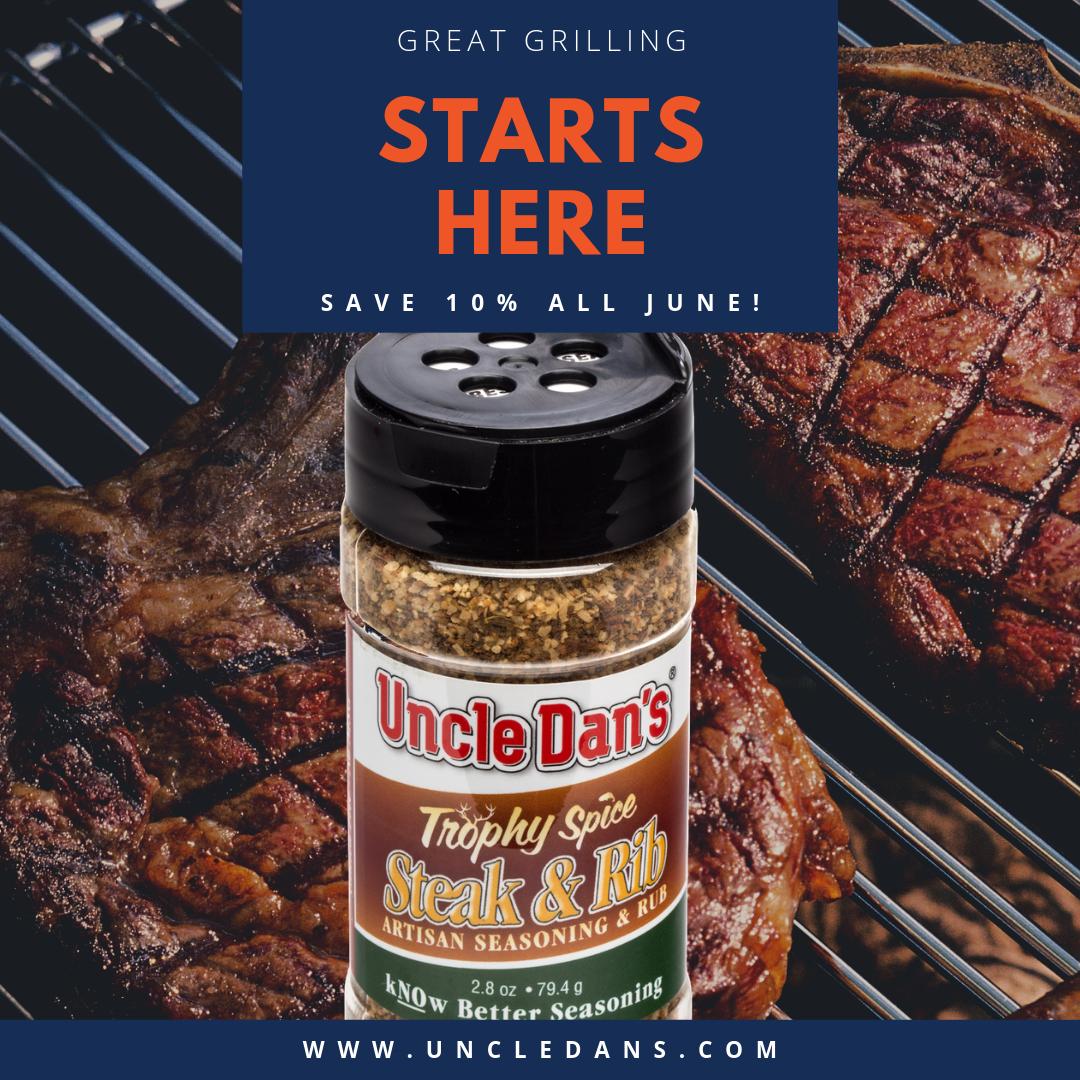 UncleDansRanch's tweet photo. BBQ season is here, and so a deal on Trophy Spice Steak &amp; Rib!

https://t.co/0swnigM8SX

#BBQ #steak #ribs #steakandrib #TrophySpice #UncleDans #eatwell #madeinpnw #seasonbetter #makeitfresh #glutenfree #artisan #artisanal #eatwellbewell #eatrealfood #healthyfood #nutrition https://t.co/Yz20Dpqgtx