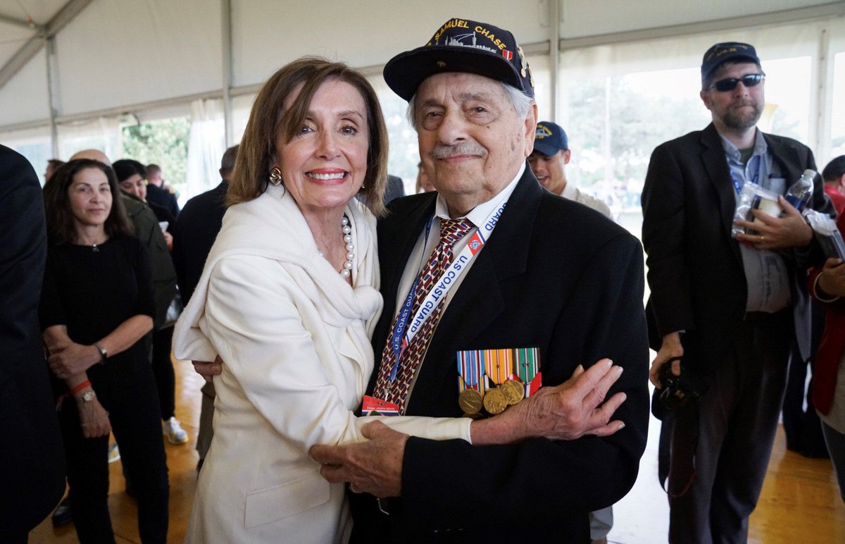 SpeakerPelosi's tweet image. Today, our bipartisan delegation visited the American Cemetery in Normandy, France to mark #DDay75thAnniversary and honor our courageous American troops who fought for freedom.