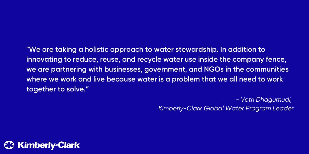 KCCorp's tweet photo. Vetri Dhagumudi, our global water program leader, presented at #bluetechforum2019 today where global brands, technologies, and academics collaborated to solve water problems through innovation. https://t.co/cf2nAruZ4R