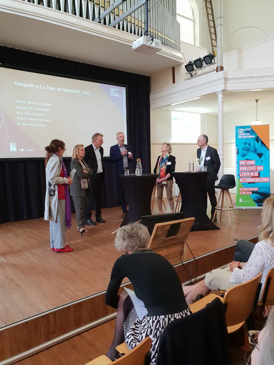 'Kwaliteit van leven is veel meer dan gezondheid alleen', kwam in het panelgesprek op de slotbijeenkomst Kwaliteit van Leven en Gezondheid naar voren. Weten hoe je kwaliteit van leven goed kan meten? Lees hier dan meer: publicaties.zonmw.nl/fileadmin/zonm… #KvLG