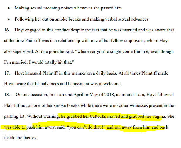orthereaboot's tweet photo. Disgusting & Disturbing details.
Should be unbelievable, sadly a $TSLA pattern. @tesla, & particularly, Elon Musk, are bad faith actors.
Sexual Assault goes unchecked, while the victim gets demoted, reassigned, & eventually terminated thanks specifically to Elon.
1/4 https://t.co/XbRKniEuNs
