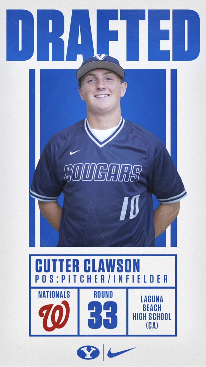 Thank you to the <a href="/Nationals/">Washington Nationals</a> for making my dream come true. I am excited to announce I have decided to honor my commitment to <a href="/BYUBaseball/">BYU Baseball</a> Officially a Cougar ✅  #Gocougs 
<a href="/BYUSportsNation/">BYUtv Sports Nation</a> <a href="/latsondheimer/">eric sondheimer</a> <a href="/ocvarsity/">ocvarsity</a> <a href="/LesLukach/">𝐋𝐞𝐬 𝐋𝐮𝐤𝐚𝐜𝐡</a> <a href="/PerfectGameUSA/">Perfect Game USA</a> @PBR_California <a href="/BPAtravelball/">BPA Baseball</a> <a href="/LbhsB/">Laguna Beach HS Baseball</a>
