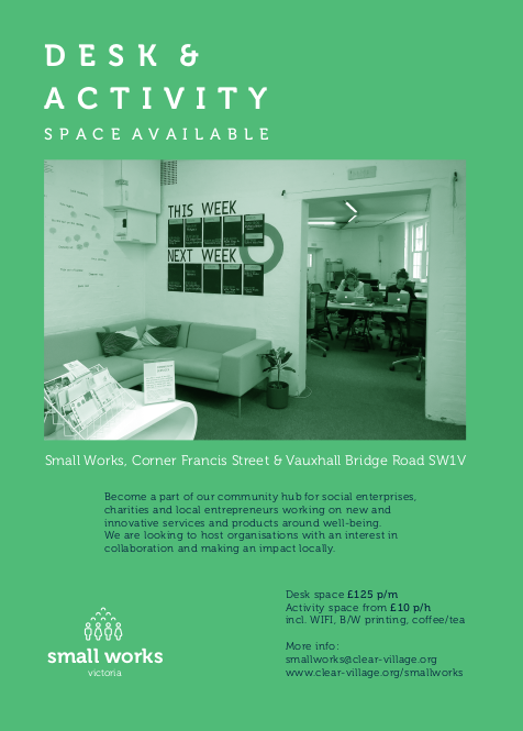 SmallWorks_'s tweet image. Working on #wellbeing? Come join our community coworking space! bit.ly/SDfnzr  #socent #coworking #Westminster #London