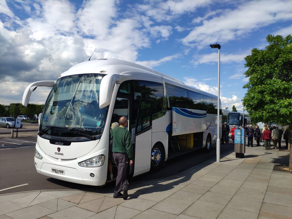 The <a href="/PoppyLegion/">Royal British Legion</a> Remembrance Travel <a href="/ArenaTravel/">Arena Travel</a> tour buses are now leaving site with veterans aboard. Thank you for joining us today. #DDay75 #DDay75thAnniversary