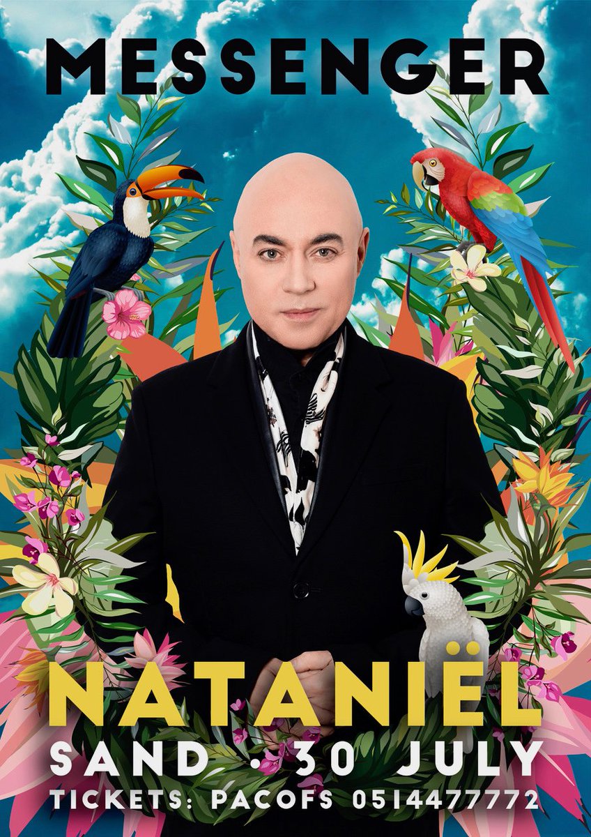 CharlPianoman's tweet image. Bookings are now open for the new show #messenger by #nataniel at #pacofs 0514477772. One show in the Sand only on 30 July. Book today!