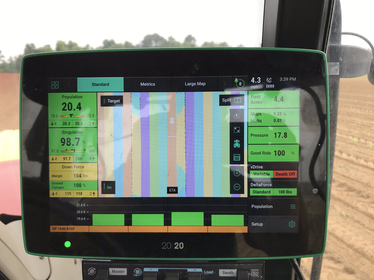 MPlumblee's tweet photo. Got to love it when you decide to plant one more trial. #dontknowifyoudonttry #theend #variablerateseeding #precisionag @Tsoignier56 https://t.co/yTPpb9XKc2