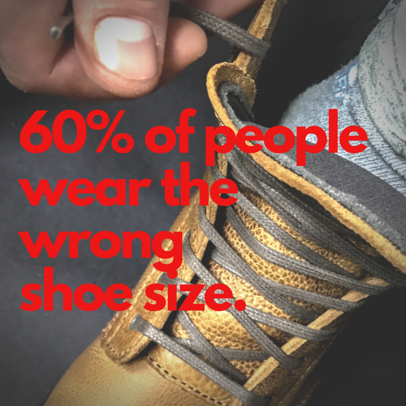 Get both feet measured when buying safety shoes or work boots #fitmeanscomfort #workboots #safetyshoes #contractors #roofers #construction #landscapers #skilledtrades
