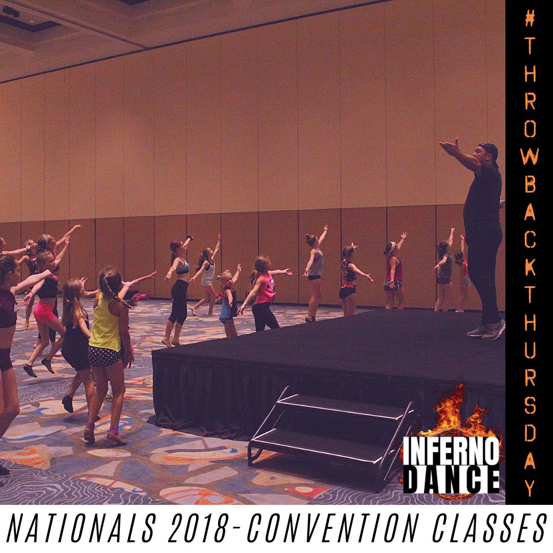 IDInfernoDance's tweet photo. It’s #throwbackthursday, dancers, but we’re giving you a glimpse of what could be your future! #InfernoNationals aren’t just about competition, they’re about learning, too! https://t.co/37TiDvjvt6