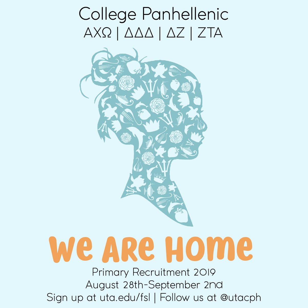 Are you interested in joining a Panhellenic sorority this fall? Be sure to follow us for more updates on primary recruitment! 
•
•
•
#wearehome #utacph