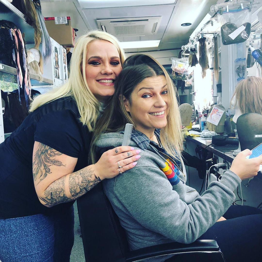 Milicevic_spain's tweet photo. BTS: 

Ivana junto a Devon Slack y Lindsey Tober😇 #The100Season6 

Vía instagram (devoslack) https://t.co/XEJRGaqGqK