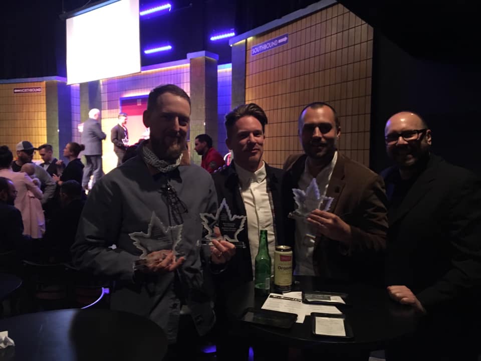 Congratulations to @filmmakermatt &amp; @markmarklittle for their wins at the <a href="/canadiancomedy/">CanadianComedyAwards</a> earlier this week for Best Writing, Best Directing &amp; Best Performance for <a href="/RoomForRentFilm/">Room For Rent</a> ! Way to go guys - and the entire cast and crew! Watch it in #Canada streaming on <a href="/CraveCanada/">Crave</a> !