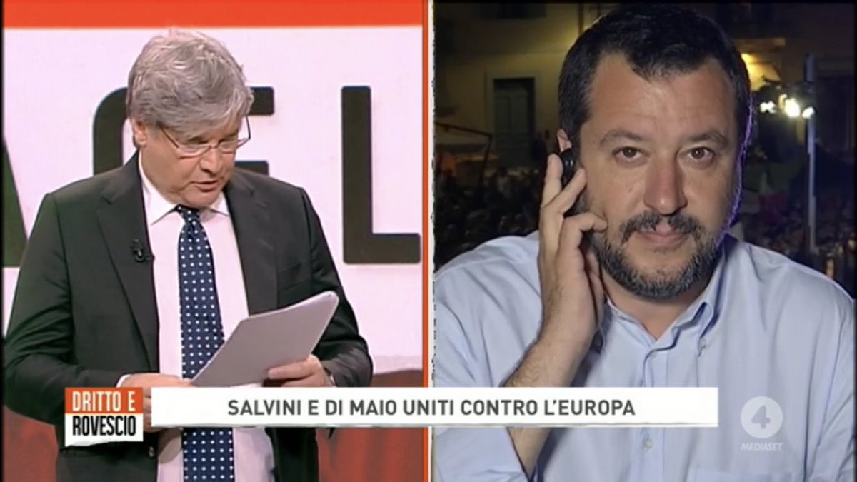 Il Capitano in collegamento da Prato con Paolo Del Debbio, ora su Rete 4! 

#domenicavotoLega