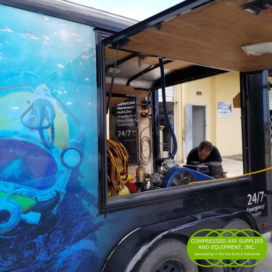 compairsupply's tweet image. A few more shots of this custom DMT air trailer we built. Need a custom setup yourself? Call or click now!
Link in bio

#customsetup #technician #scuba #scubadiving #compressor #aircompressor #highpressurebreathingair #certified #certifiedbauerdealer #smallbusiness #familyowned