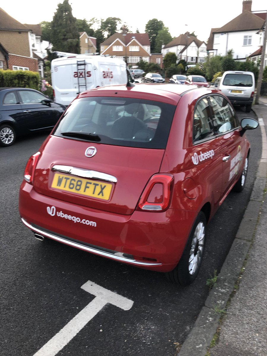 scspark's tweet photo. @UbeeqoUK - are you guys able to move your car tomorrow? It’s been parked here for the last 10 days and we have a closed road street party planned this Sat. Your car is right where the music tent is going to be 😟 https://t.co/gmUdjBhRxV