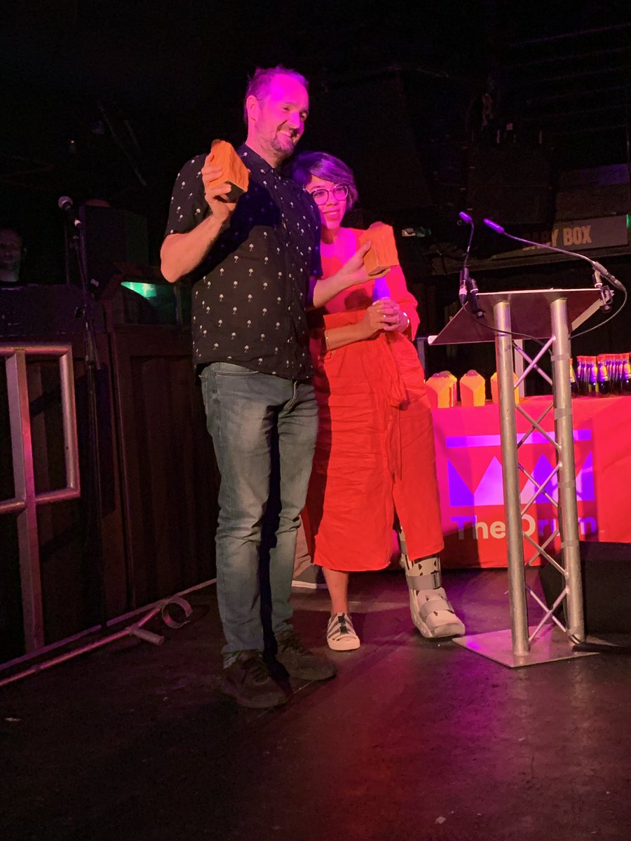 Winning the Chip tonight, for Best Food and Drink is <a href="/ALLGOODagency/">ALLGOOD</a> – Well done! #ChipShopAwards #SaveCreativeSouls
