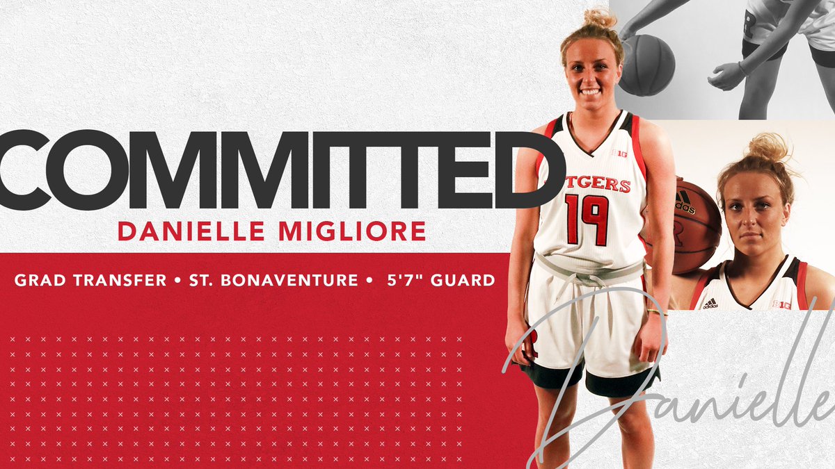 RutgersWBB's tweet photo. WELCOME TO THE BANKS!

Graduate transfer guard Danielle Migliore has joined #RHoops for the 2019-20 season.

📰 >> https://t.co/rSi0KYNr2g

#GoRU ⚔ https://t.co/Ze9DG5miaL