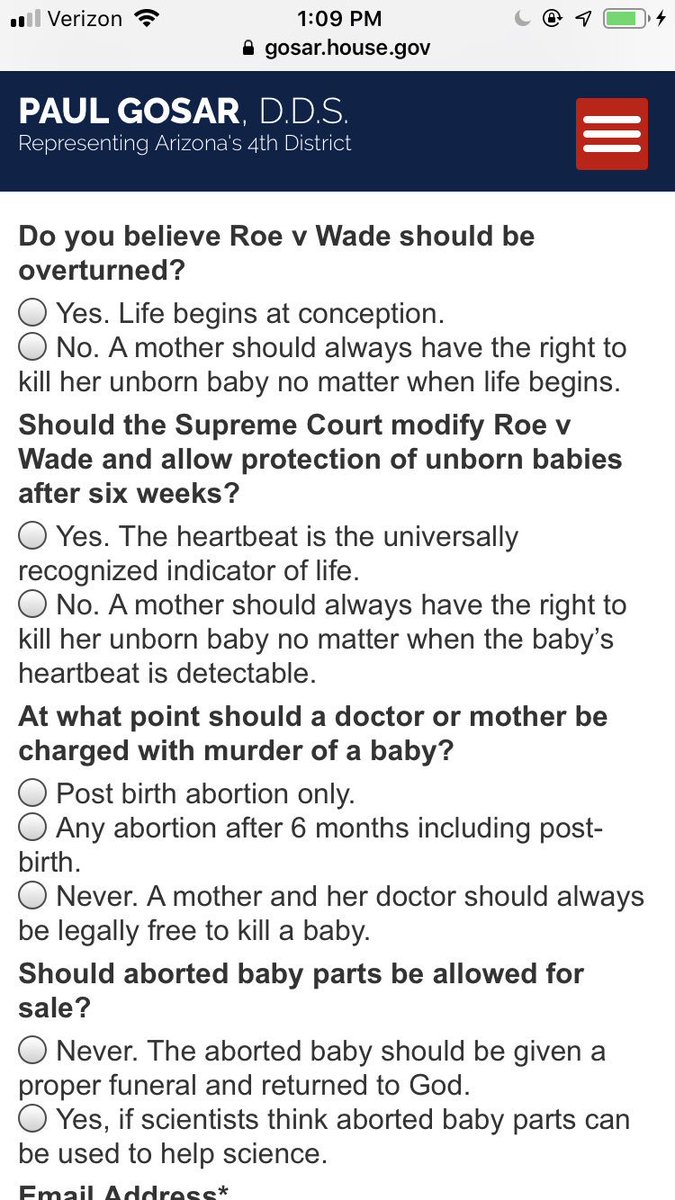 MichaelaOkla's tweet photo. Hi there’s a really fucking biased poll for this bitch as Arizona rep going around please take it despite the way they word this shit https://t.co/ve9ZA59eXz https://t.co/fRlEZ0x6GU