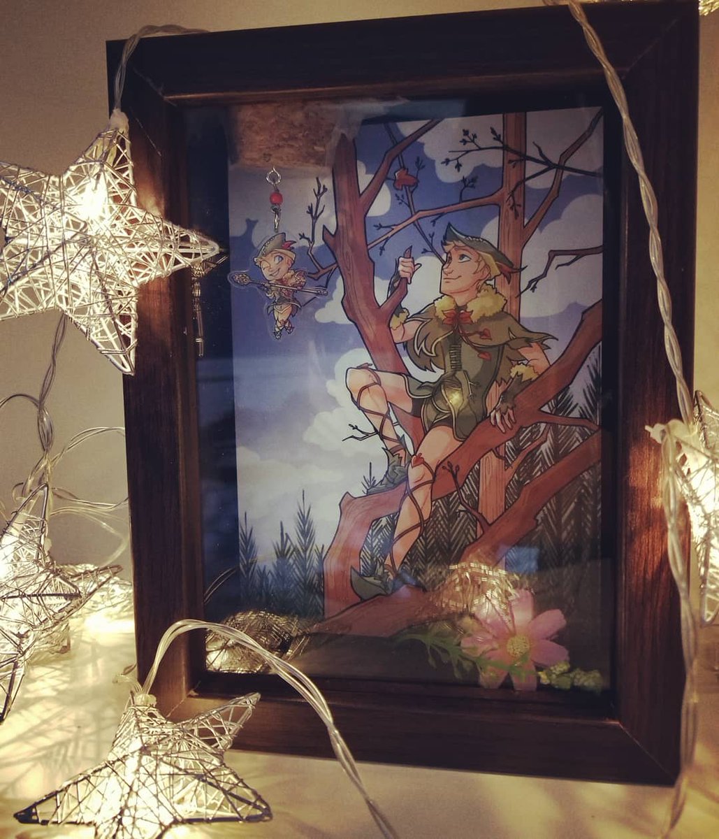 MagicalBoyBasil's tweet photo. Wish upon a star~☆~ Today's box is Noah! We wonder what he's wishing for #magicalboybasil #shadowboxes #crafts #magicalboy #magiccostume #stars #starlight #trees #art #biboy https://t.co/cgddEhHgXl