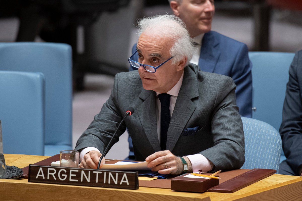 ArgentinaUN's tweet image. &quot;The Security Council should increase the cooperation with the Peace Building Commission, the International Criminal Court, humanitarian organizations and other relevant actors to fullfill its mandate&quot;, stresses Amb. García Moritán at #opendebate on #WorkingMethods