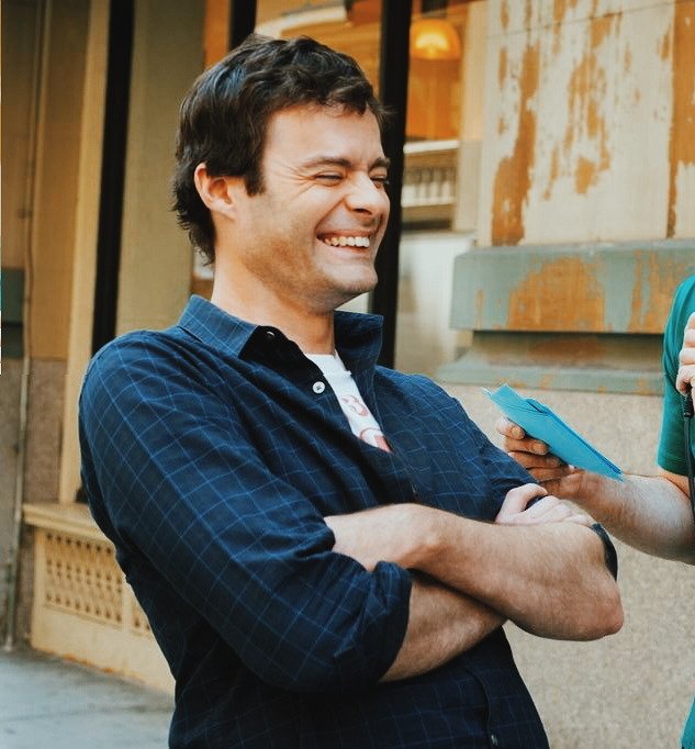 Happy happy birthday to this old man right here. Bill Hader, you big dork, I love you  