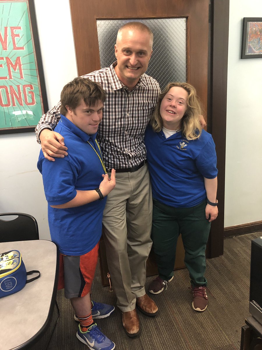 Aiden and Colleen’s last day in the transitional life skills <a href="/DeverDragons/">Dever Dragons</a>, we will miss you! Thanks to <a href="/VaughnOHS/">VaughnOHS</a> for this awesome program!