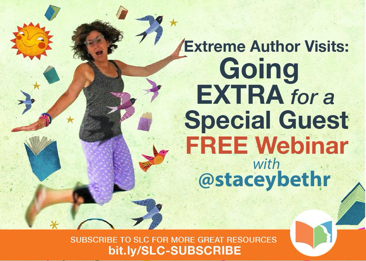 BloomsburyLU's tweet photo. Missed the live version of Extreme Author Visits: Going EXTRA for a Special Guest with @staceybethr? No problem! Watch the recording, take the quiz, & earn 1 hour of professional development on https://t.co/QBiPxw3r5a
#PDwithSLC #edchat #LibChat #GaLibChat #authorvisit https://t.co/wLn2JNGPGN