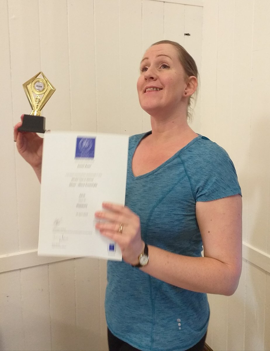 JenniKeer's tweet photo. I got a #trophy 🏆
And a #certificate 📜
Formation #dance team SILVER grade.
#amdancing #RockAndRoll #disco
Built like an elephant 🐘 but dances like a swan 🦢
🤣🤣🤣
#writerslife #writersbottom #getfit https://t.co/NLEl3JNVpw