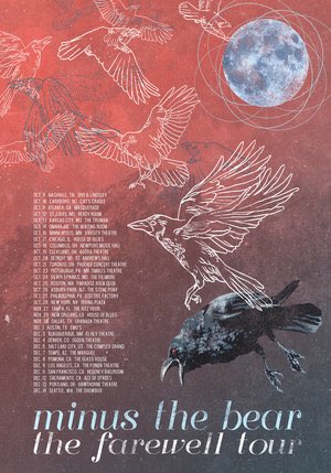 meagmark's tweet photo. Merch package for @minusthebear who I adore and will miss very much. Glad I got to see them during their final tour! https://t.co/BgWYCidgcW