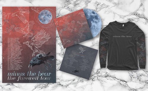 meagmark's tweet photo. Merch package for @minusthebear who I adore and will miss very much. Glad I got to see them during their final tour! https://t.co/BgWYCidgcW