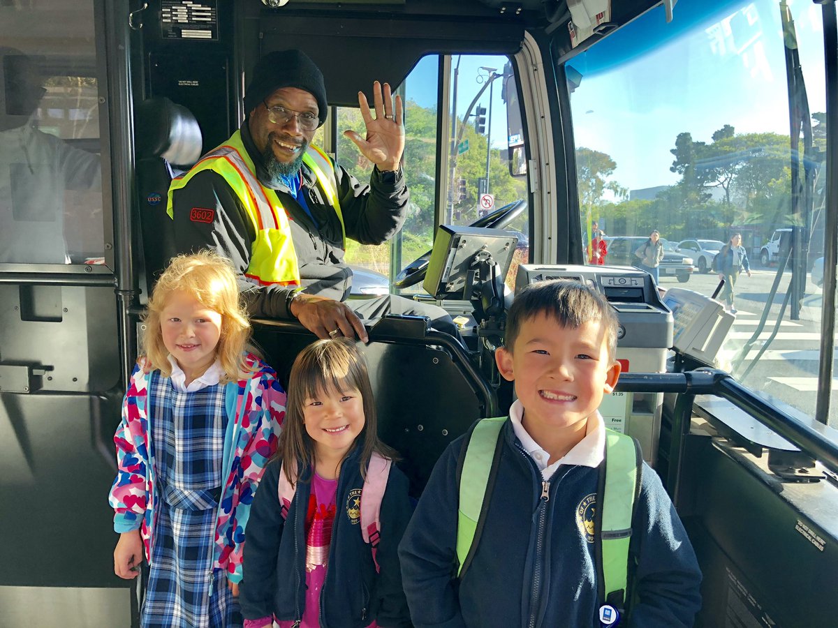 bbarnett415's tweet photo. A big thank you to Operator Kevin on the 38 @sfmta_muni for being one of the best drivers in the city and getting us to school on time every day. PS. the cookies you made us on the last day of school were delicious. https://t.co/JZhx6KCqNH