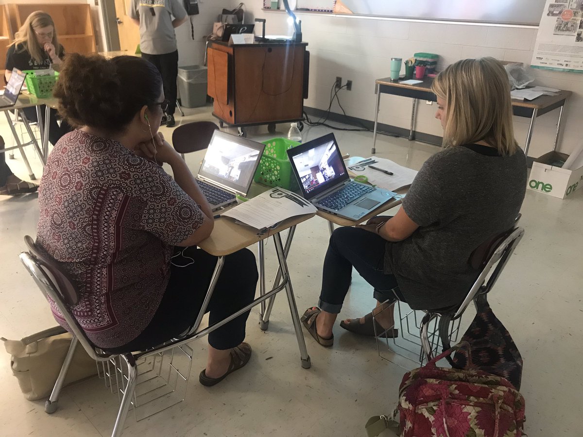 sara_hendrix4's tweet photo. The next steps in individualized professional learning ... @SmithTina2014  and I loved spending the morning with mentors learning more about #microcredentials #cmcssengage https://t.co/lcSgYLf9fv