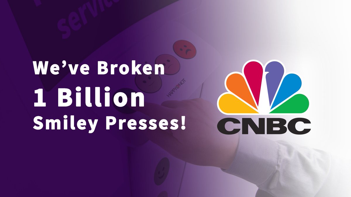 happyornotcom's tweet photo. We've broke 1 Billion Smiley presses! Read our featured story on @CNBC, incl. interviews with our CEO &amp; founder @heikkitwitte and investor &amp; Partner at Northzone, @martasjogren!  #HappyOrNot #CX #CustomerExperience #custexp https://t.co/rhsVtRG5UR https://t.co/siJAm2X0X5