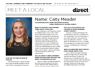 FamilySvcsTC's tweet photo. Family Services'  CEO, Caity Meader, was featured in the latest issue of @visalia_direct  Magazine! https://t.co/SCghnx7vd4  #meetalocal #Visalia https://t.co/VEwXGV00ot