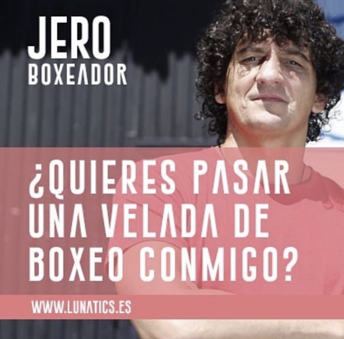 Si siempre has querido ser boxeador... ¡Lunatics te ayuda! Compra tus participaciones y entra en el sorteo para boxear con Jero 
#experiencia #sorteo #solidario #lunatics #solidario #social #solidaridad #famoso #fan #idolo